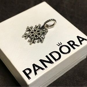 Authentic Pandora Snowflake Charm